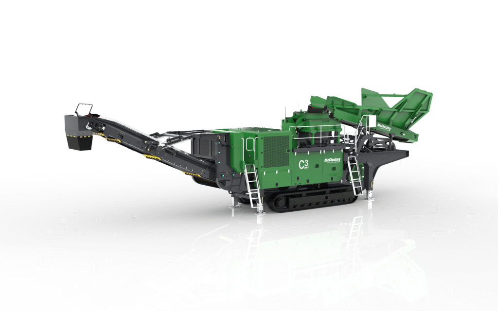 Render van de McCloskey C3 kegelbreker.